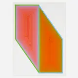 Richard Anuszkiewicz, Manhattan, 1969, screenprint in colors