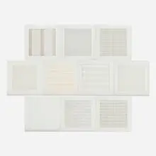 Agnes Martin, Paintings and Drawings: Stedelijk Museum Portfolio, 1990-1991, lithograph on vellum transparency paper