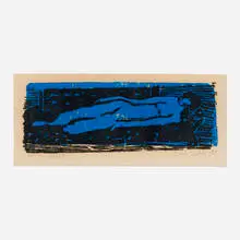 Milton Avery, Nude, 1953, woodcut in colors on Japon