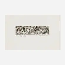 Dorothy Dehner, Ancestors, 1953, etching