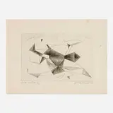 Dorothy Dehner, Bird Machine, 1952, etching