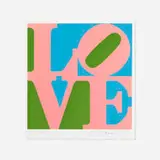 Robert Indiana, Love (from the Book of Love portfolio), 1996, screenprint in colors