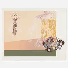 Shahzia Sikander, Anchor, 1999, screenprint in colors on Somerset