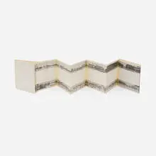 Ed Ruscha, Every Building on the Sunset Strip, 1966, black offset lithograph on white paper, accordion bound