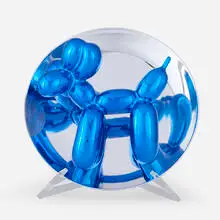 Jeff Koons, Balloon Dog (Blue), 2002, glazed porcelain