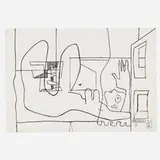 Le Corbusier, Chez Soi (from the Cortège portfolio), 1962, lithograph