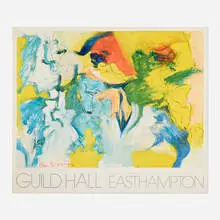 Willem de Kooning, Guild Hall East Hampton Poster, 1976, offset lithograph in colors