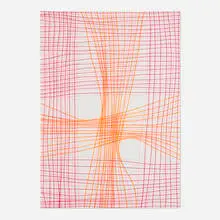 Caetano de Almeida, Untitled II (WHE-CA 2013.2), 2013, monotype in colors