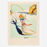 Daphne I (Transcendent Passage) (from the Retrospective II portfolio) by Salvador Dalí, 1979, lithograph in colors on Arches, sold Aug 2026
