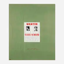 Ai Weiwei, $2,000 REWARD (Deluxe Wanted Poster), 2014, pigment print in colors on Canson Rag Photographique