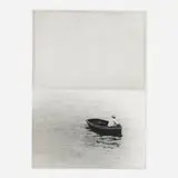 John Baldessari, Boat (With Figure Standing) (from the Hegel’s Cellar portfolio), 1986, photogravure and aquatint on BFK Rives