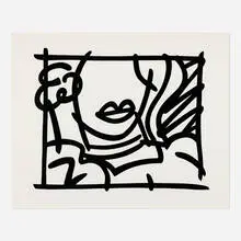 Tom Wesselmann, Woman with Green Blouse, 1988, screenprint on museum board