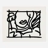 Tom Wesselmann, Woman with Green Blouse, 1988, screenprint on museum board