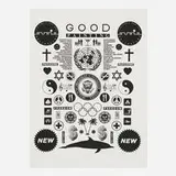 Ashley Bickerton, Good, 1989, screenprint