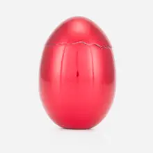 Jeff Koons, Cracked Egg (Red), 2008, aluminum with red glaze