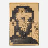 Lincoln in Dalivision by Salvador Dalí, 1979, gold bas-relief, sold Aug 2026
