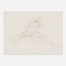 John Lennon, Erotic #6 (from the Bag One portfolio), 1970, lithograph