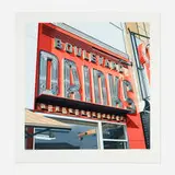 Robert Cottingham, Boulevard Drinks, 2009, screenprint in colors
