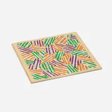 Jasper Johns, Jasper Johns/Screenprints, 1971, screenprint in colors on Patapar printing parchment, bound book