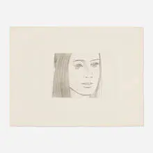 Alex Katz, Mary, 1972, etching and aquatint