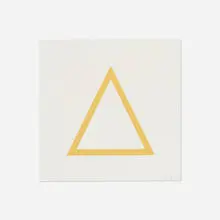 Sol LeWitt, Plate 7 (from Five Geometric Figures in Five Colors), 1986, screenprint on Hollands Register