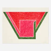 Frank Stella, Union (from the Eccentric Polygons series), 1974, lithograph and screenprint in colors on Arches