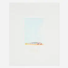 Wayne Thiebaud, Trout Fishing in America, 1994, lithograph in colors on Mohawk Superfine