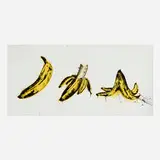 Thierry Guetta, Banana Split, 2015, screenprint in colors with spray paint and acrylic