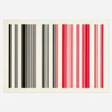 Gene Davis, Night Rider, 1983, screenprint in colors