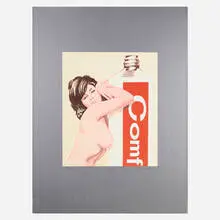 Mel Ramos, Miss Comfort Crème (from the 11 Pop Artists, Volume III portfolio), 1965, screenprint on metallic wove
