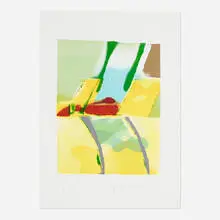 John Chamberlain, Flashback I, 1981, screenprint in colors on Arches