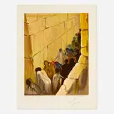 Wailing Wall (from the Aliyah suite) by Salvador Dalí, 1968, lithograph in colors on Arches, sold Aug 2026