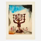 Salvador Dalí, Orah Horah (from the Aliyah suite), 1968, lithograph in colors on Arches