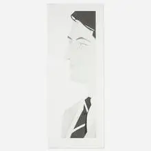 Alex Katz, John Ashbery, 1986, aquatint in colors