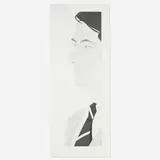 Alex Katz, John Ashbery, 1986, aquatint in colors