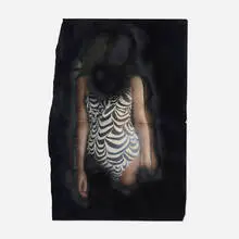 Kerstin Brätsch, Untitled, 2007, spray paint on newsprint