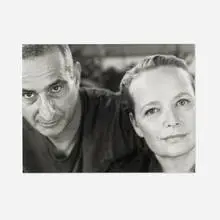 Aubrey Mayer, Christopher Wool and Charline Von Heyl, 2010, gelatin silver print
