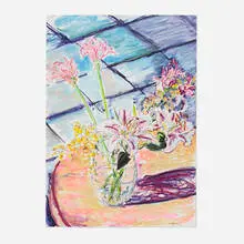 Billy Sullivan, New Years' Lilies, 1990, pastel on paper
