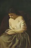 Vita d'Ancona, Untitled, oil on canvas 42.5 x 28.5cm