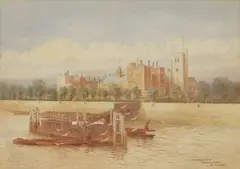 Frederick Edward Joseph Goff, Untitled, watercolour 24.5 x 34.5cm
