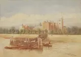 Frederick Edward Joseph Goff, Untitled, watercolour 24.5 x 34.5cm