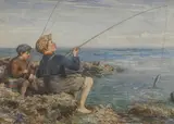 William Marshall Brown, Untitled, watercolour 24 x 33.5cm