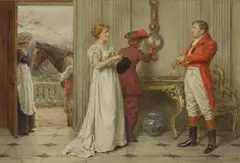 Untitled by George Goodwin Kilburne, watercolour heightened with white 35.5 x 52cm Provenance: With Gladwell & Patterson, sold Jun 2024