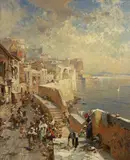 Franz Richard Unterberger, Untitled, oil on canvas 82 x 72cm Provenance: With W H Patterson