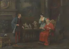 Luigi Moroni, Untitled, oil on canvas 57 x 76cm