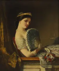 William Powell Frith, Untitled, oil on canvas 35.5 x 30.5cm
