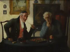 George Fox, Untitled, oil on board 24 x 31cm