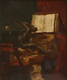P... Duhamel, Untitled, oil on canvas 40.5 x 32.5cm
