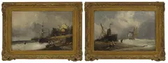 John Francis Salmon, Untitled, oil on canvas 34.5 x 51cm (2) Provenance: With The City Gallery