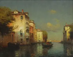 Antoine Bouvard, Untitled, oil on canvas 27 x 34cm